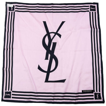 Vintage YSL Yves Saint Laurent Silk Scarf | O/S, Pink