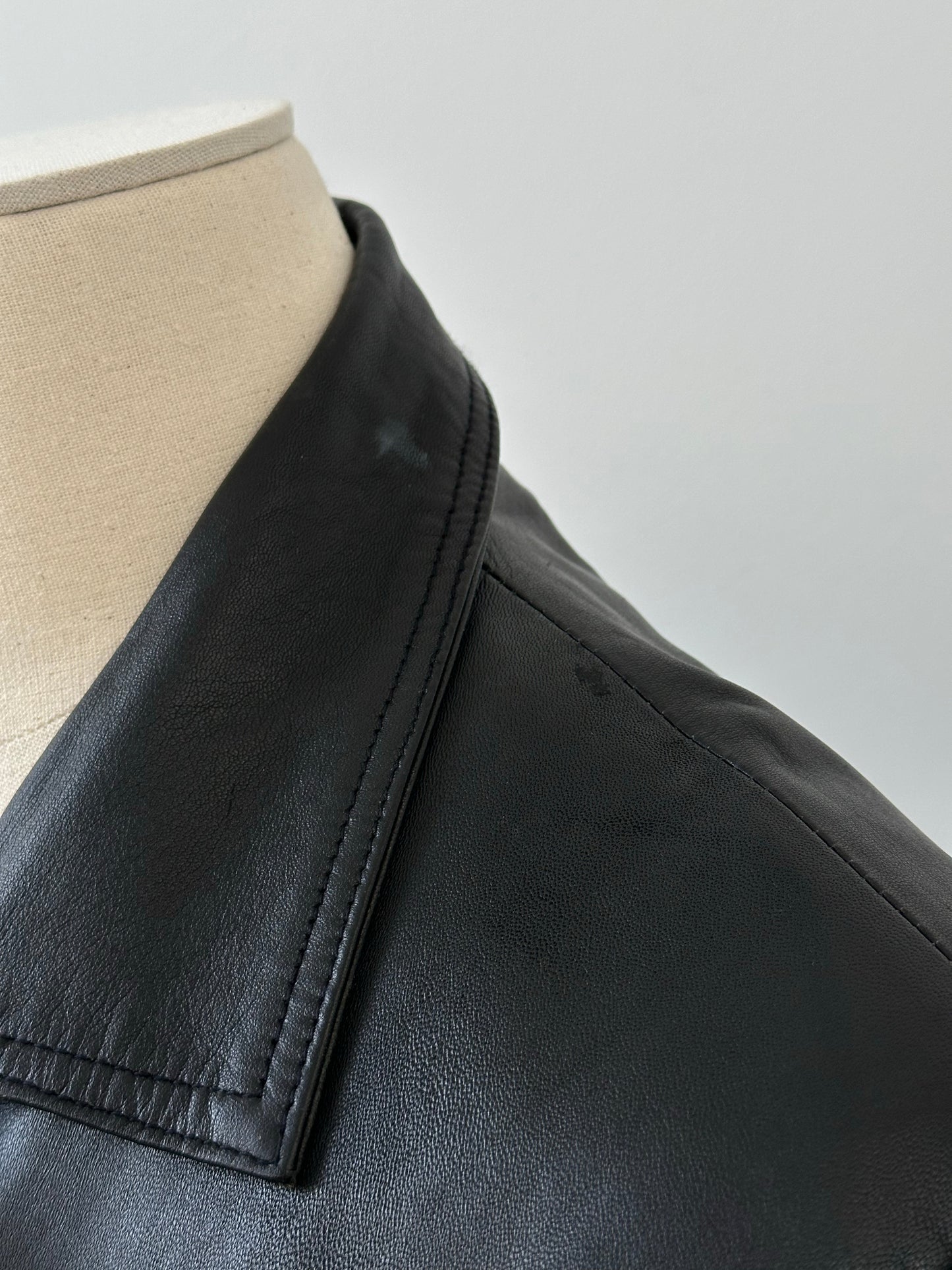 Vintage 1990s Leather Jacket - M