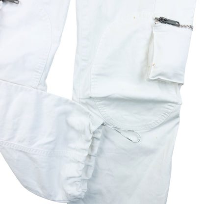 Vintage 2000s Burberry Cargo Trousers Size W31 | W31, White