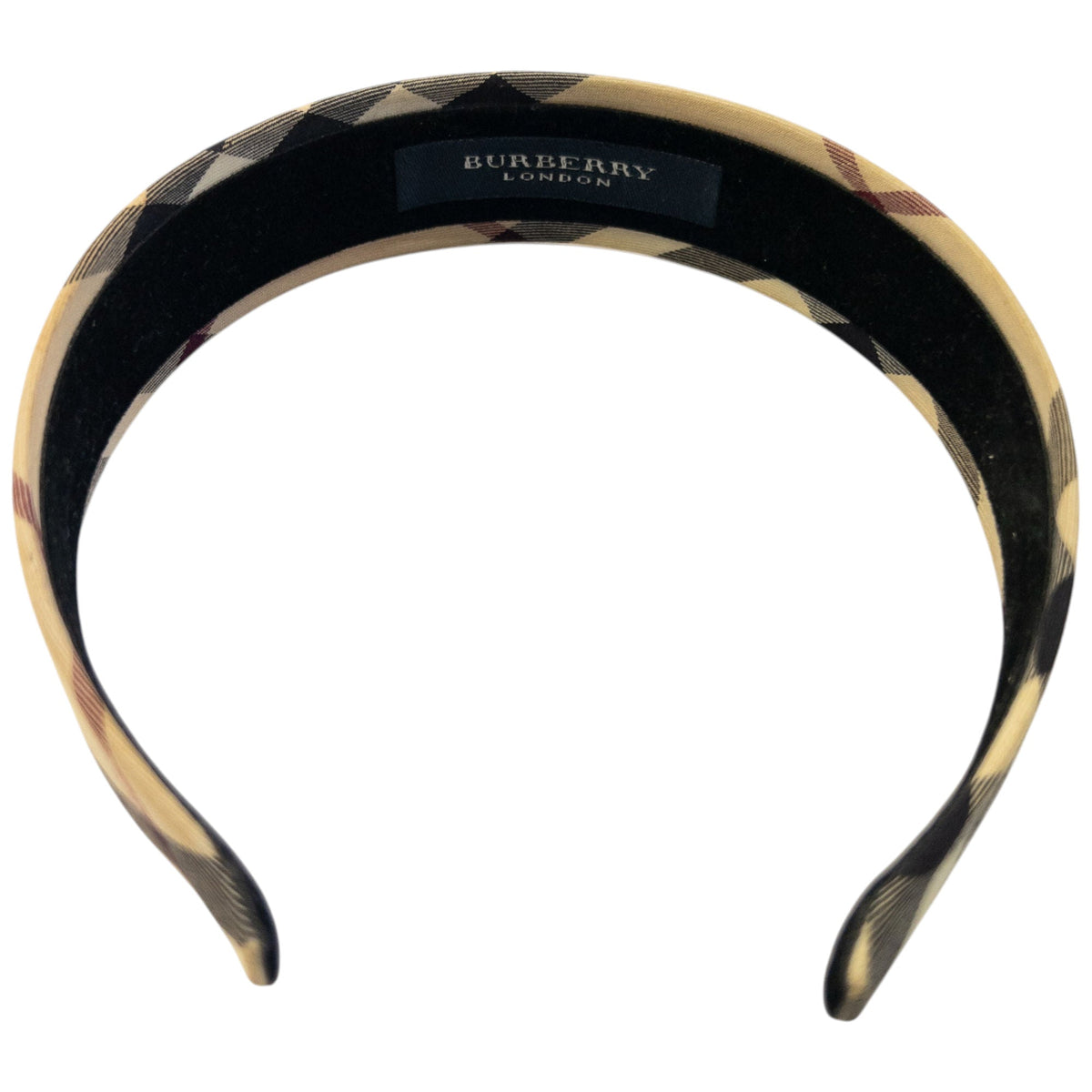 Vintage 2000s Burberry Nova Check Headband | O/S, Beige, Black, Red