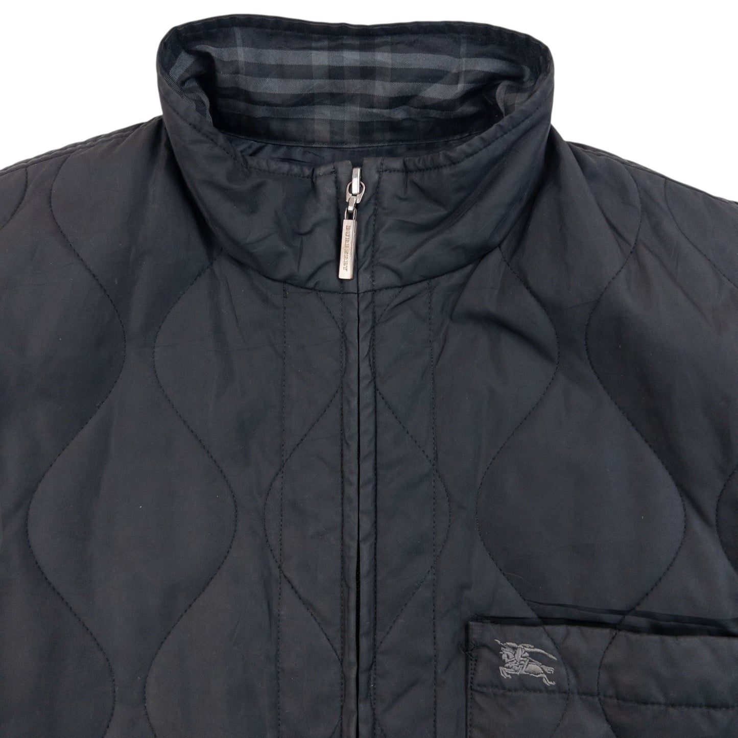 Vintage 2000s Burberry Blue Label Quilted Jacket Size M | Medium, Multicoloured