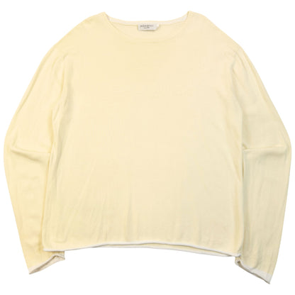 Vintage 2000s YSL Yves Saint Laurent Lightweight Jumper Size M | Medium, Cream