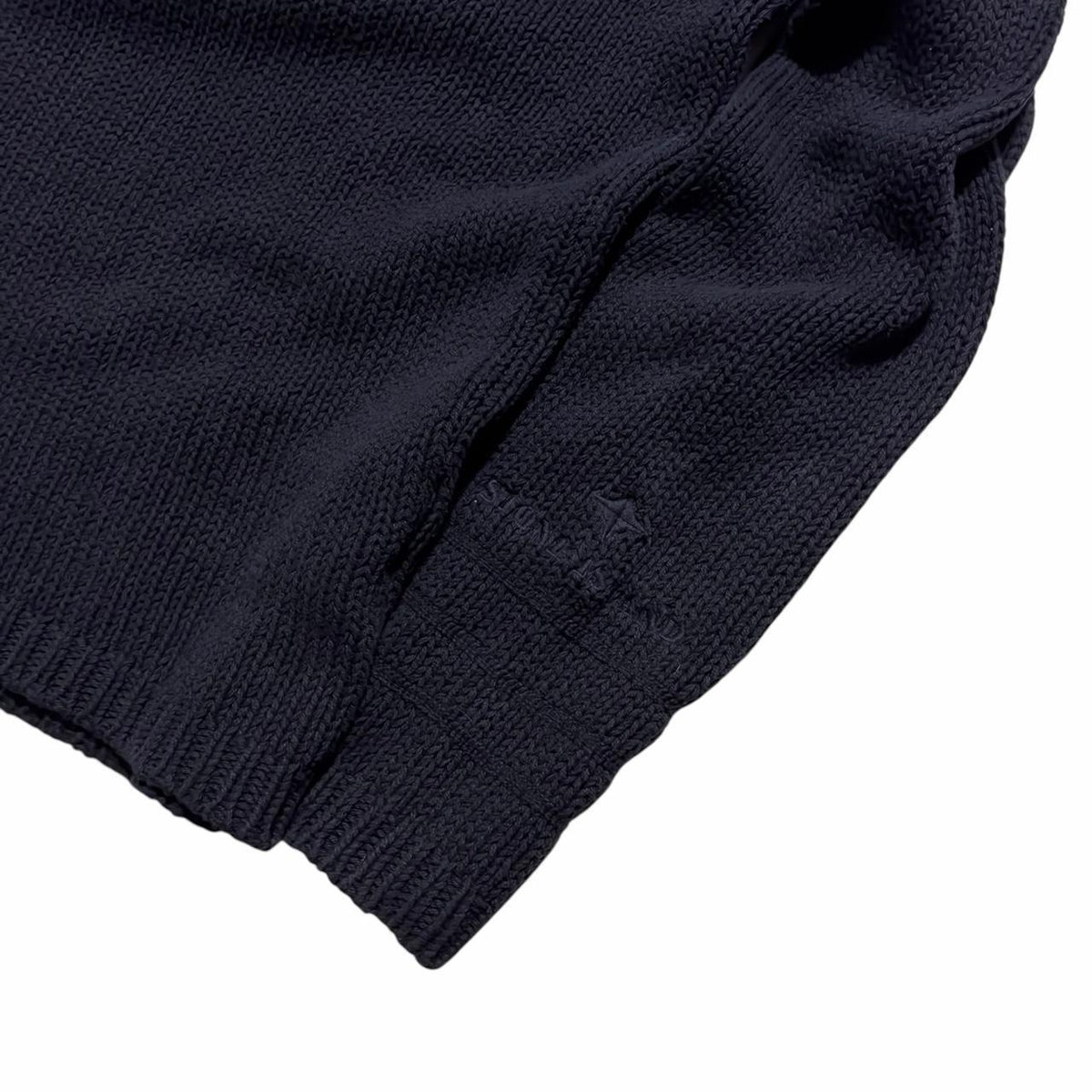 Stone Island 1998 Navy Knit Pullover | Medium, Navy