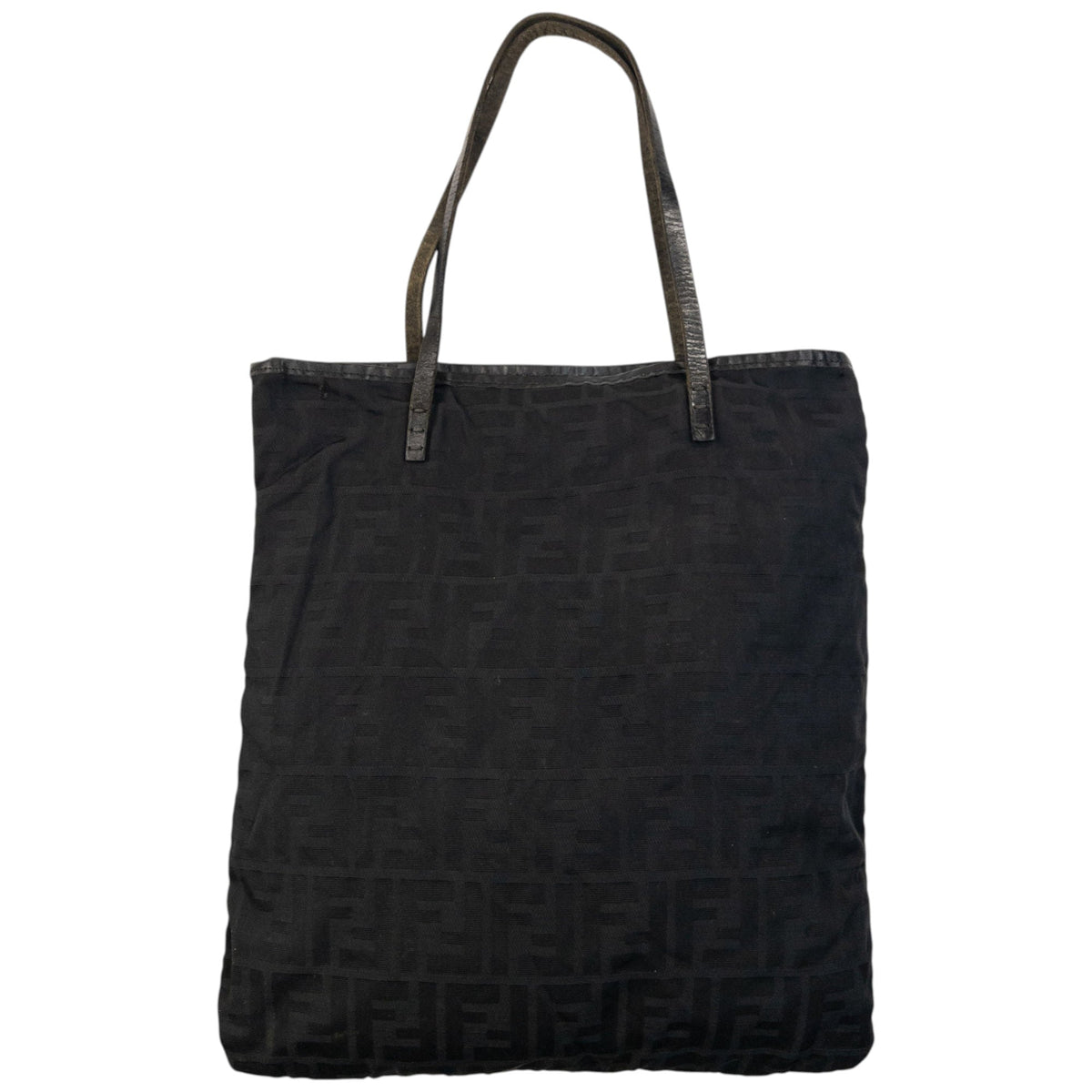 Vintage 2000s Fendi Monogram Shoulder Bag | O/S, Black