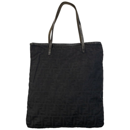 Vintage 2000s Fendi Monogram Shoulder Bag | O/S, Black