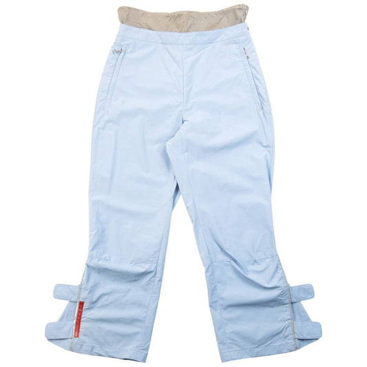 Vintage SS2000 Prada Sport Velcro Cuff Trousers Size W24 | W24, Blue