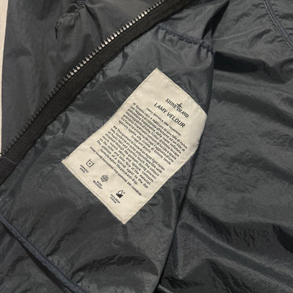 Stone Island Lamy Velour Jacket | Small, Dark Gray