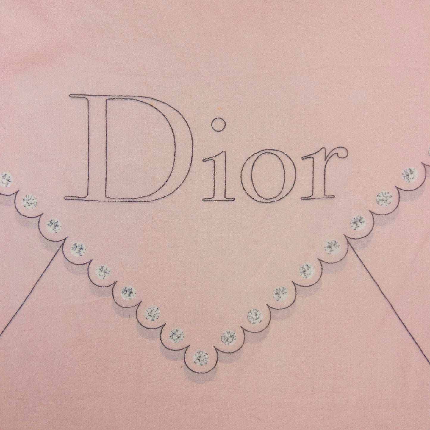 Vintage Dior Silk Envelope Scarf
