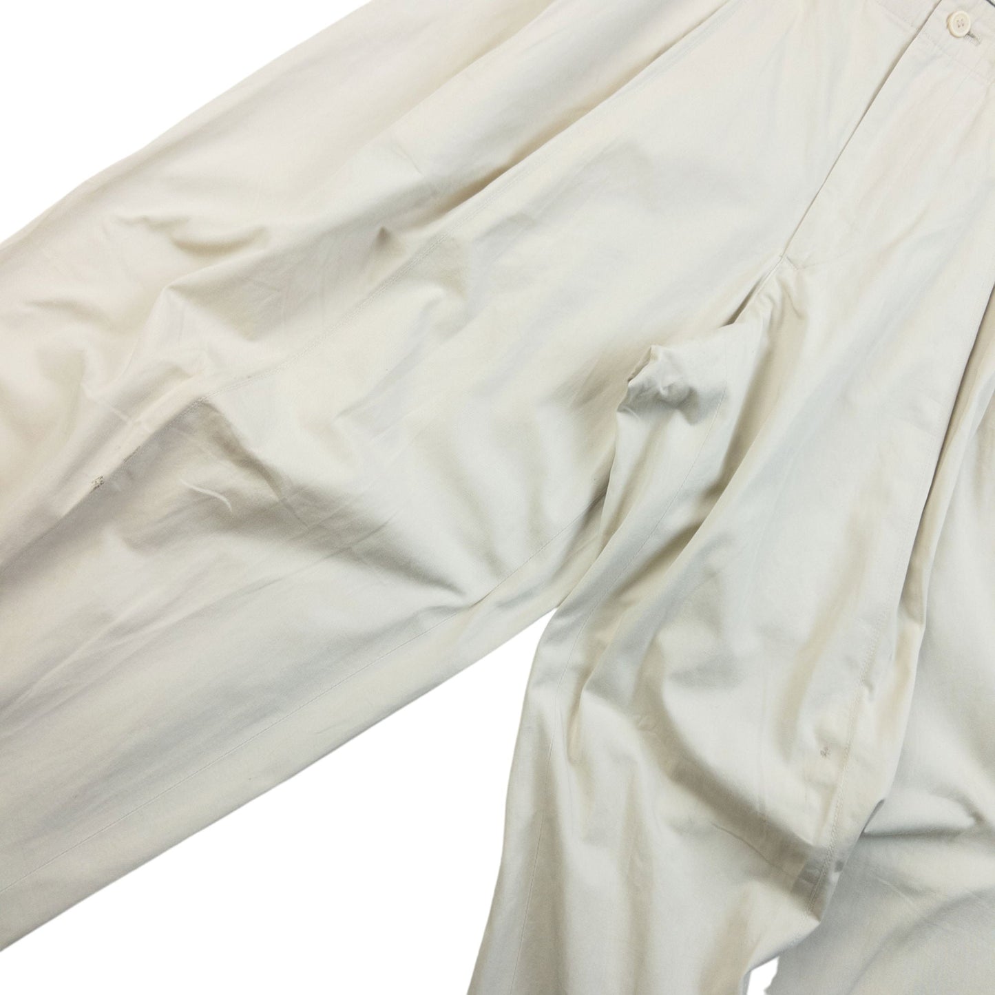Vintage 80s Issey Miyake MEN Pleated Trousers Size W28 | W28, Cream