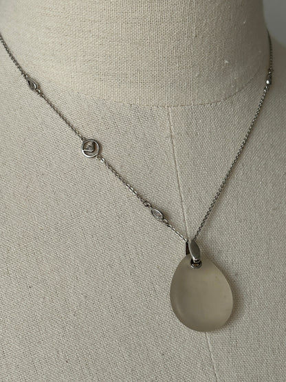Emporio Armani 2000s Sterling Silver Pendant Necklace Jewellery