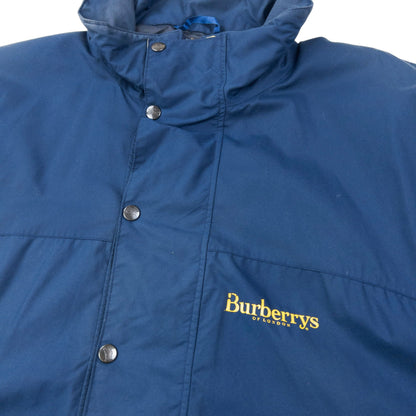 Vintage 90s Burberry Zip Up Jacket Size XL | XL, Navy