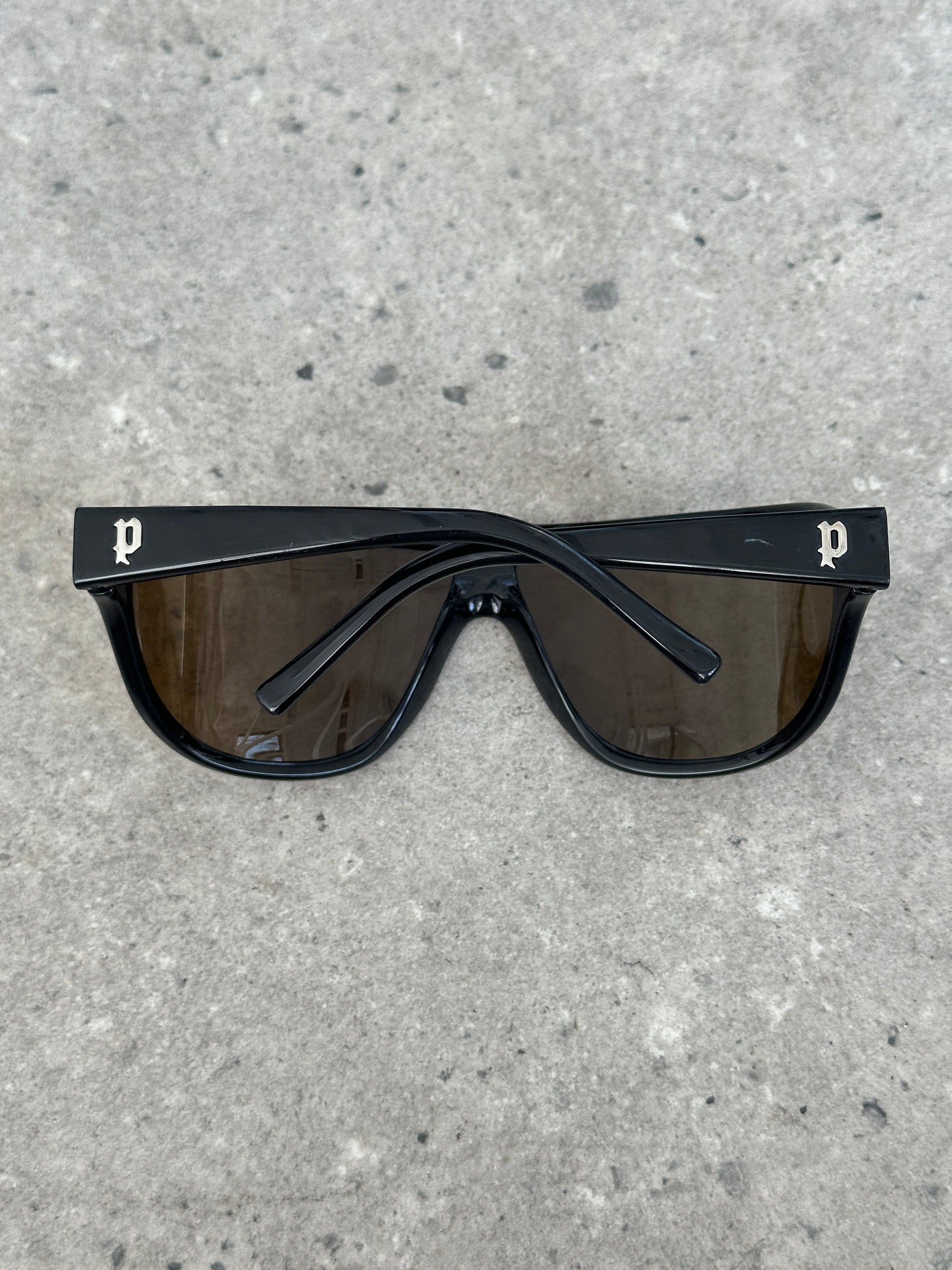Police 2000s Oversized Shield Wrap Logo Sunglasses