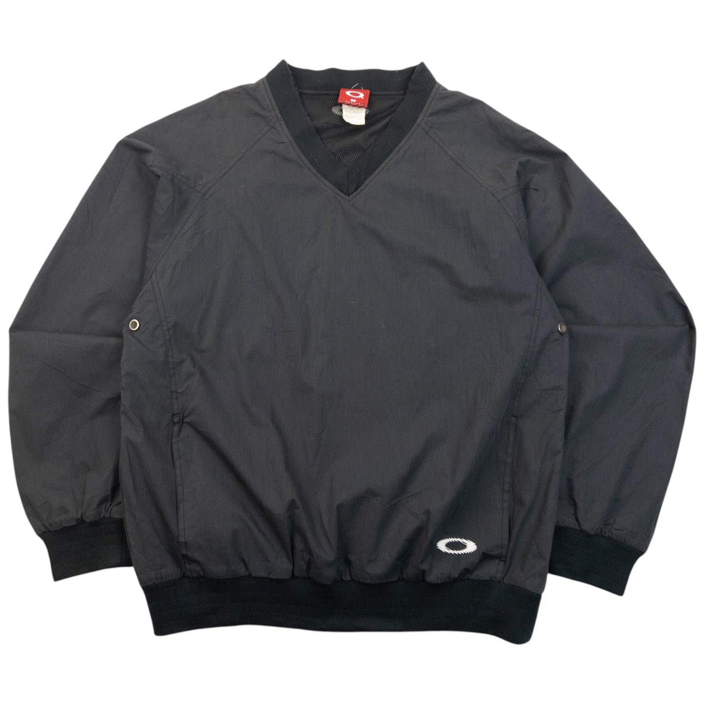Vintage 90s Oakley Pullover Jacket Size M | Medium, Black