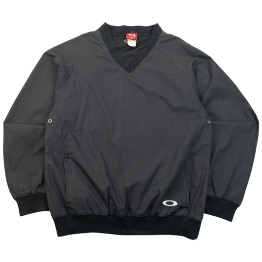Vintage 90s Oakley Pullover Jacket Size M | Medium, Black