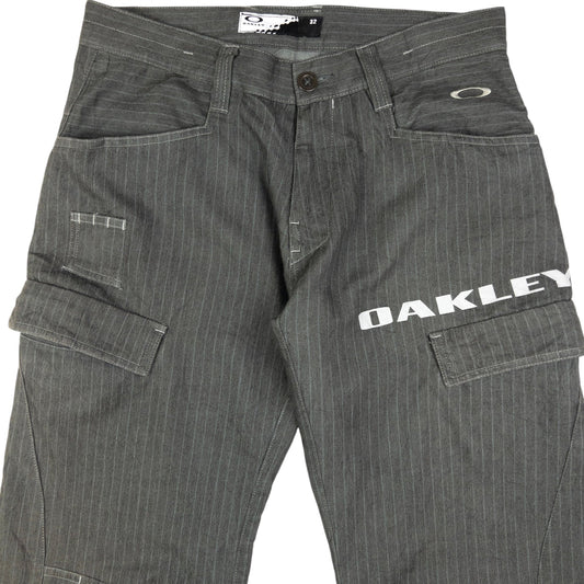 Vintage Oakley Striped Lightweight Trousers Size W31