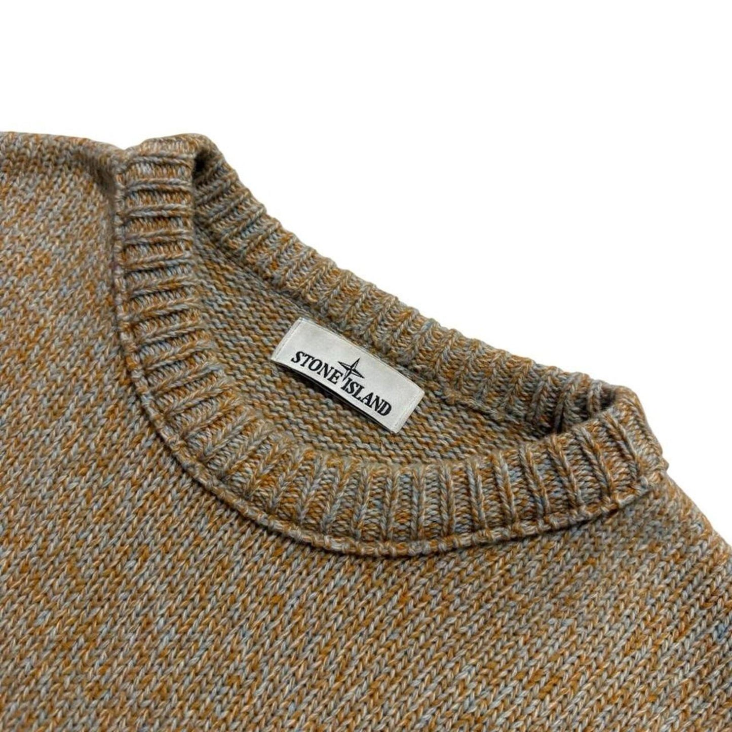 Stone Island Heavy Wool Blend Pullover | Large, Beige