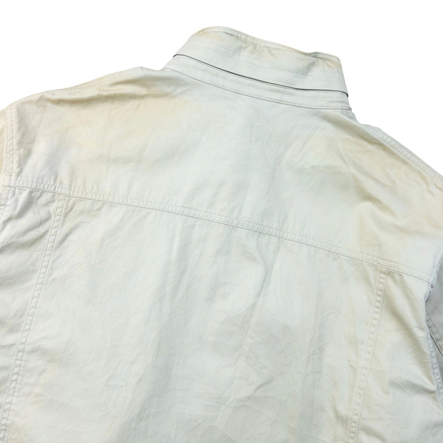 Vintage 90s Burberry Zip Up Jacket Size S | Small, Cream
