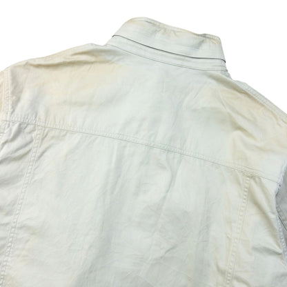Vintage 90s Burberry Zip Up Jacket Size S | Small, Cream