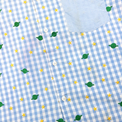 Vintage Comme Des Garçons HOMME Embroidered Long Sleeve Button Up Shirt Size XS