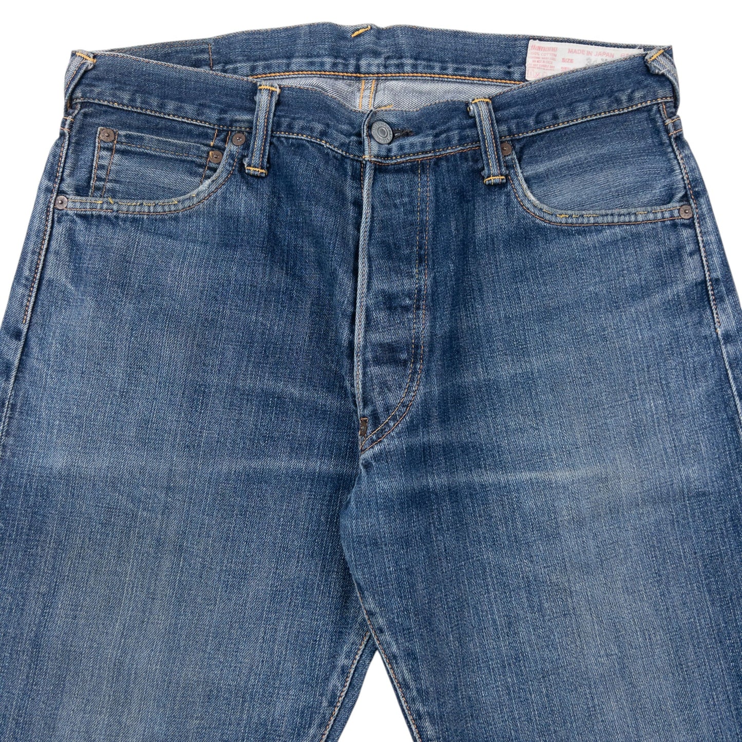 Vintage 90s Evisu Double Gull Embroidered Japanese Denim Jeans Size W33