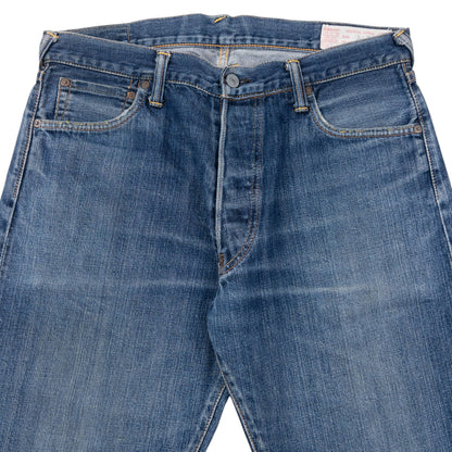 Vintage 90s Evisu Double Gull Embroidered Japanese Denim Jeans Size W33