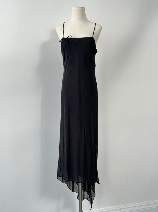 Vintage 2000s Pure Silk Floor Length Dress - M-L