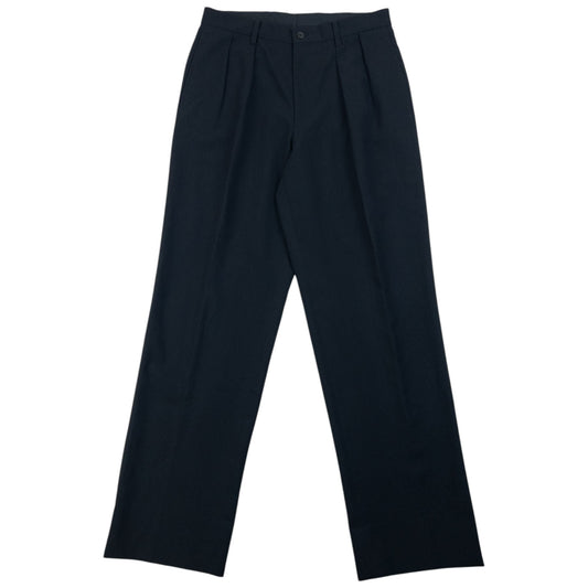 Vintage 2000s Issey Miyake White Label Pleated Trousers Size W28 | W28, Black