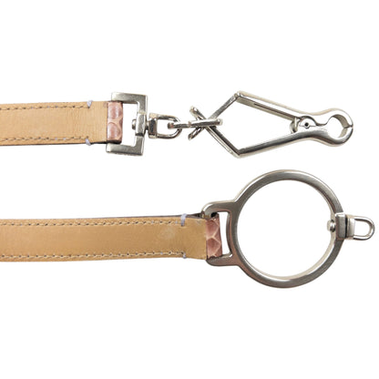 Vintage 2000s Prada Snakskin Leather Belt Womens Size W30 | O/S, Pink