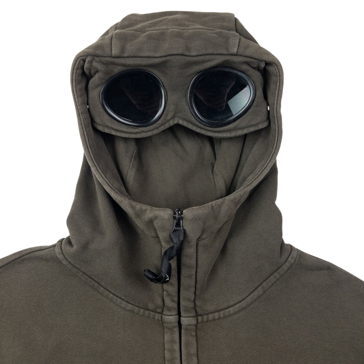 Vintage 2000s CP Company Goggle Hood Zip Up Hoodie Size M | Medium, Green