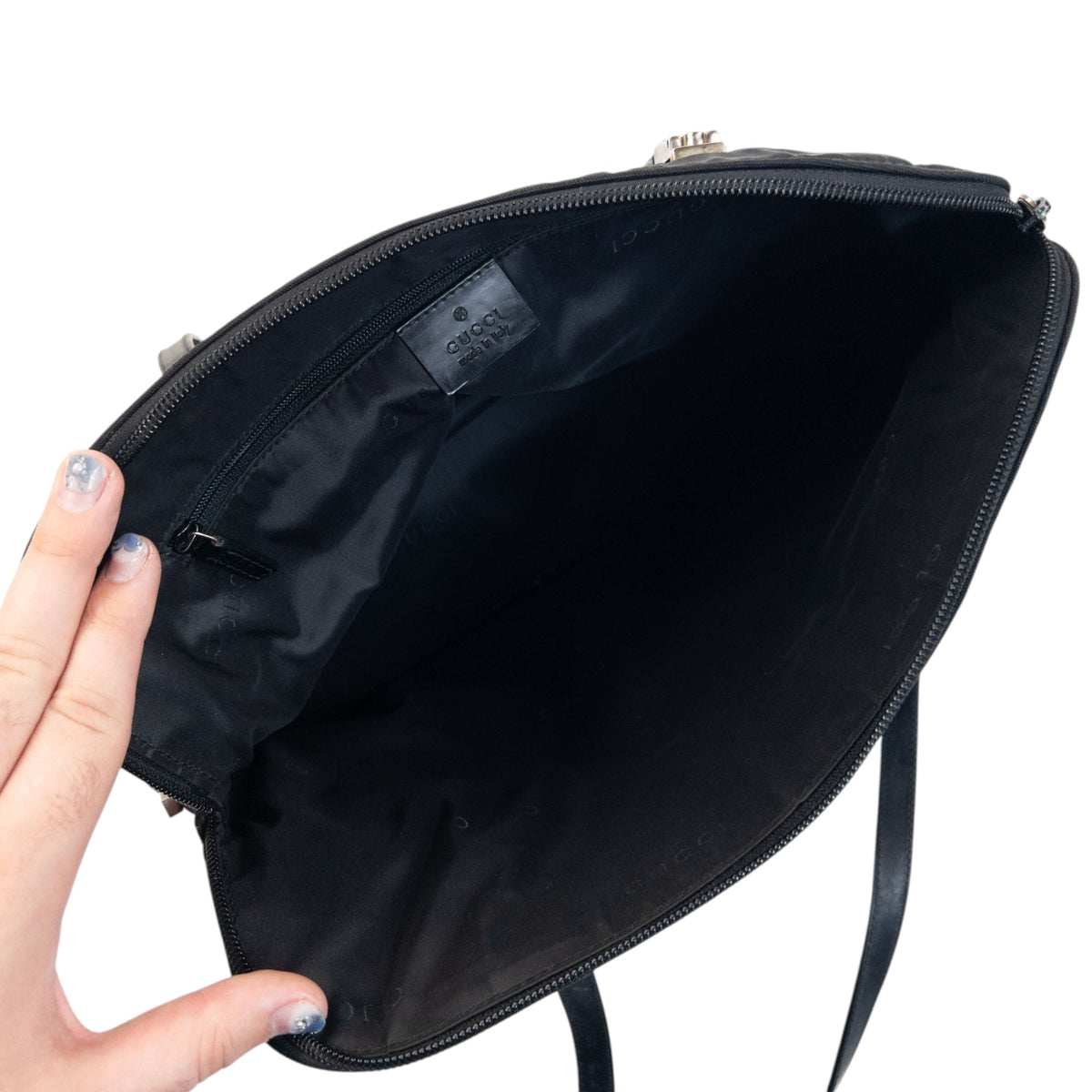 Vintage 2000s Gucci Shoulder Bag | O/S, Black