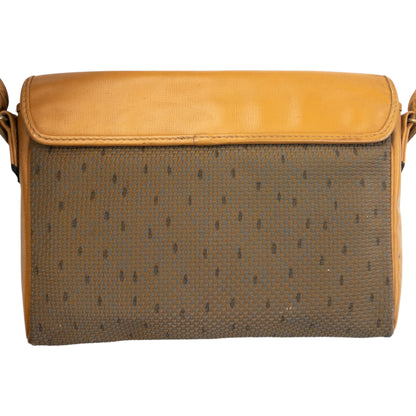Vintage 90s YSL Yves Saint Laurent Leather Shoulder Bag | O/S, Brown
