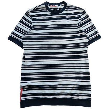 Vintage Prada Striped Sport T Shirt Size S