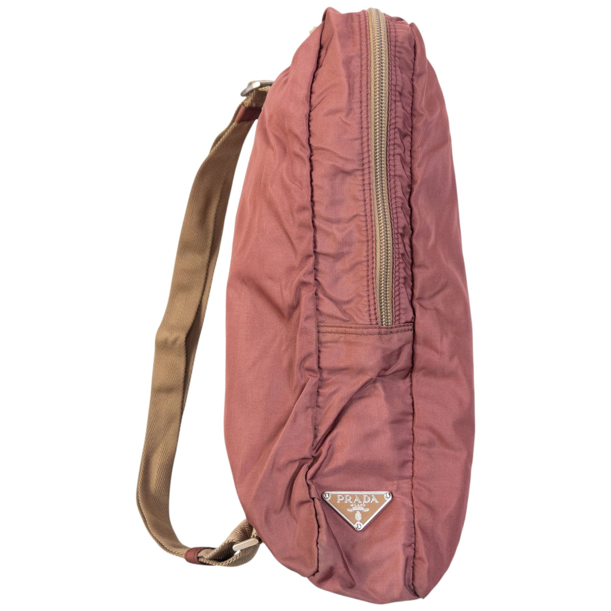 Vintage 2000s Prada Sling Bag | O/S, Beige