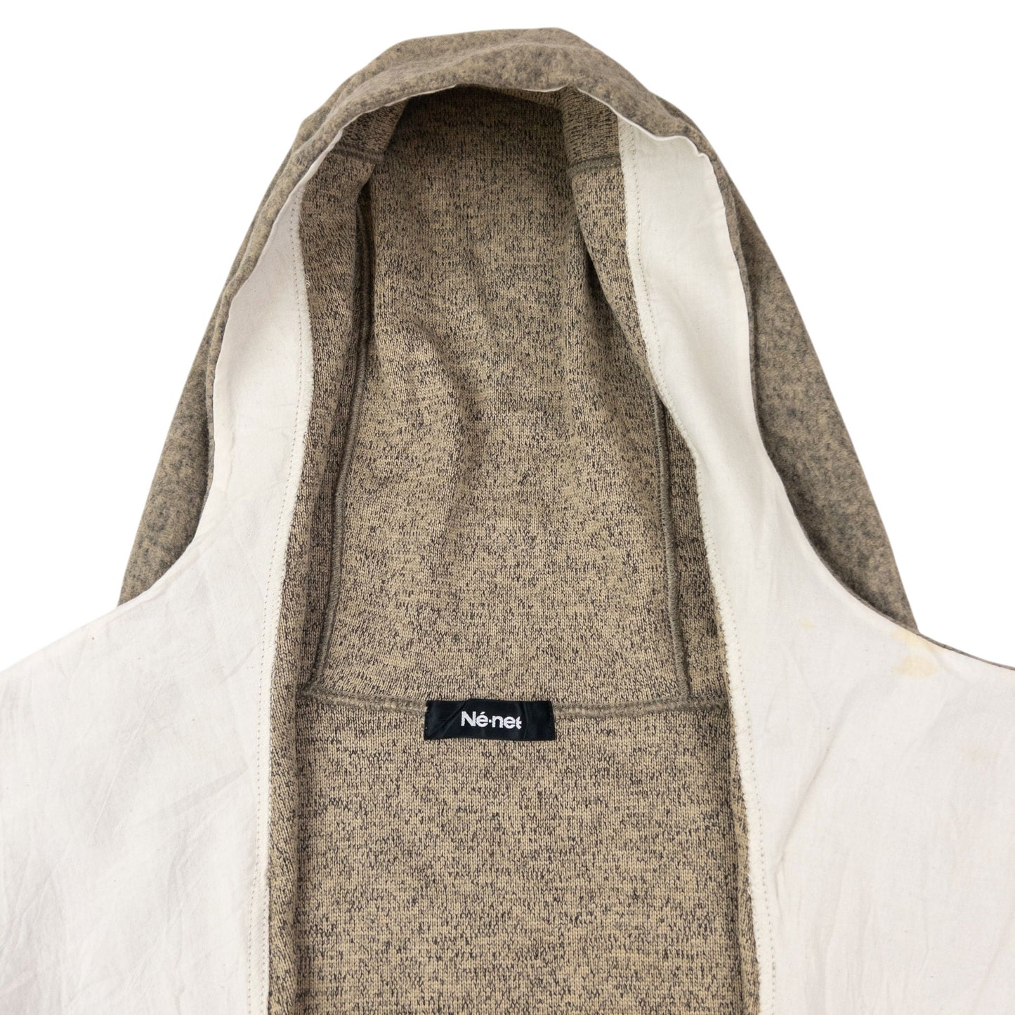 Vintage 2000s Ne-Net Issey Miyake Wrap Jacket Size M | Medium, Beige