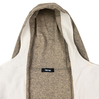 Vintage 2000s Ne-Net Issey Miyake Wrap Jacket Size M | Medium, Beige
