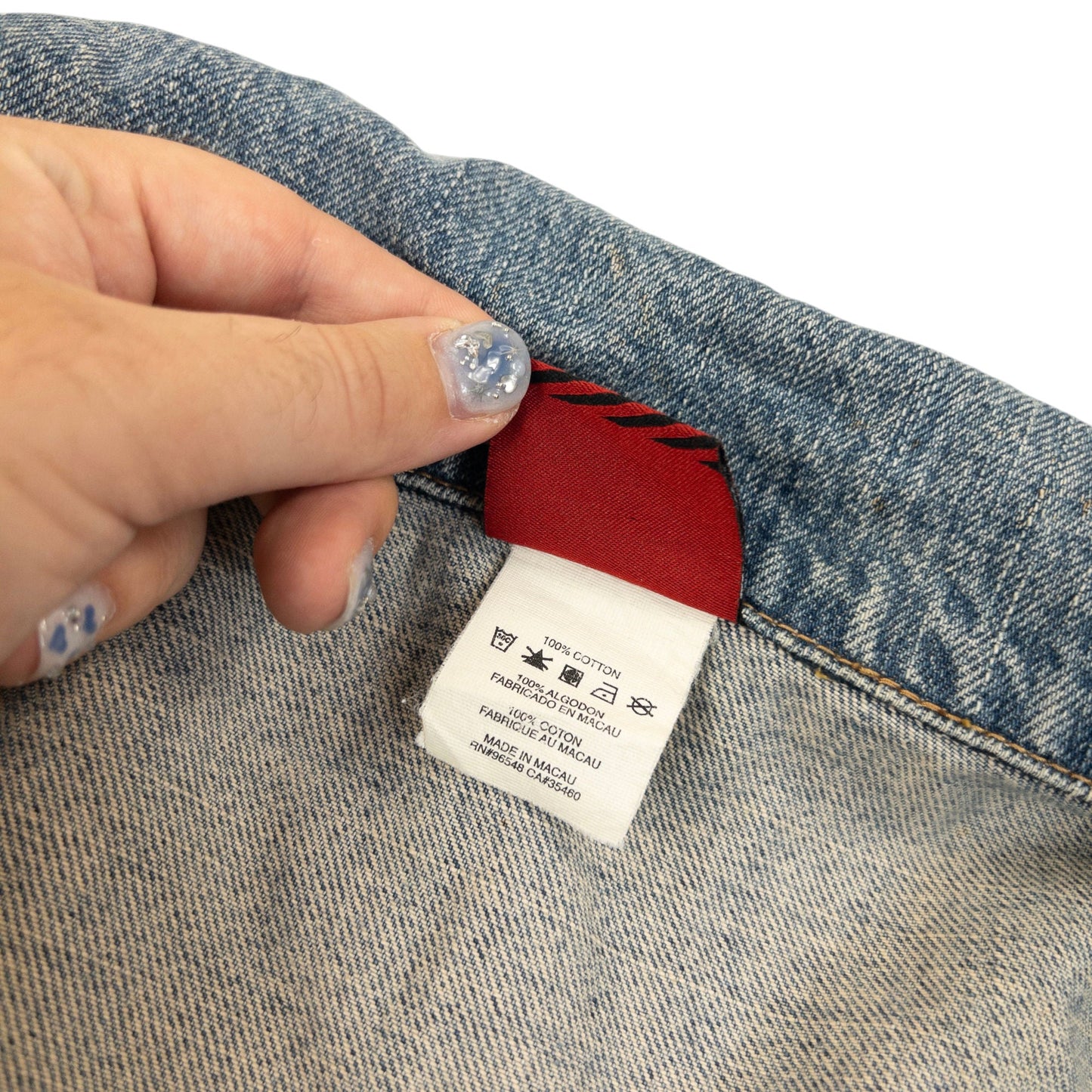 Vintage 90s Oakley Button Up Denim Jacket Size XL | XL, Blue