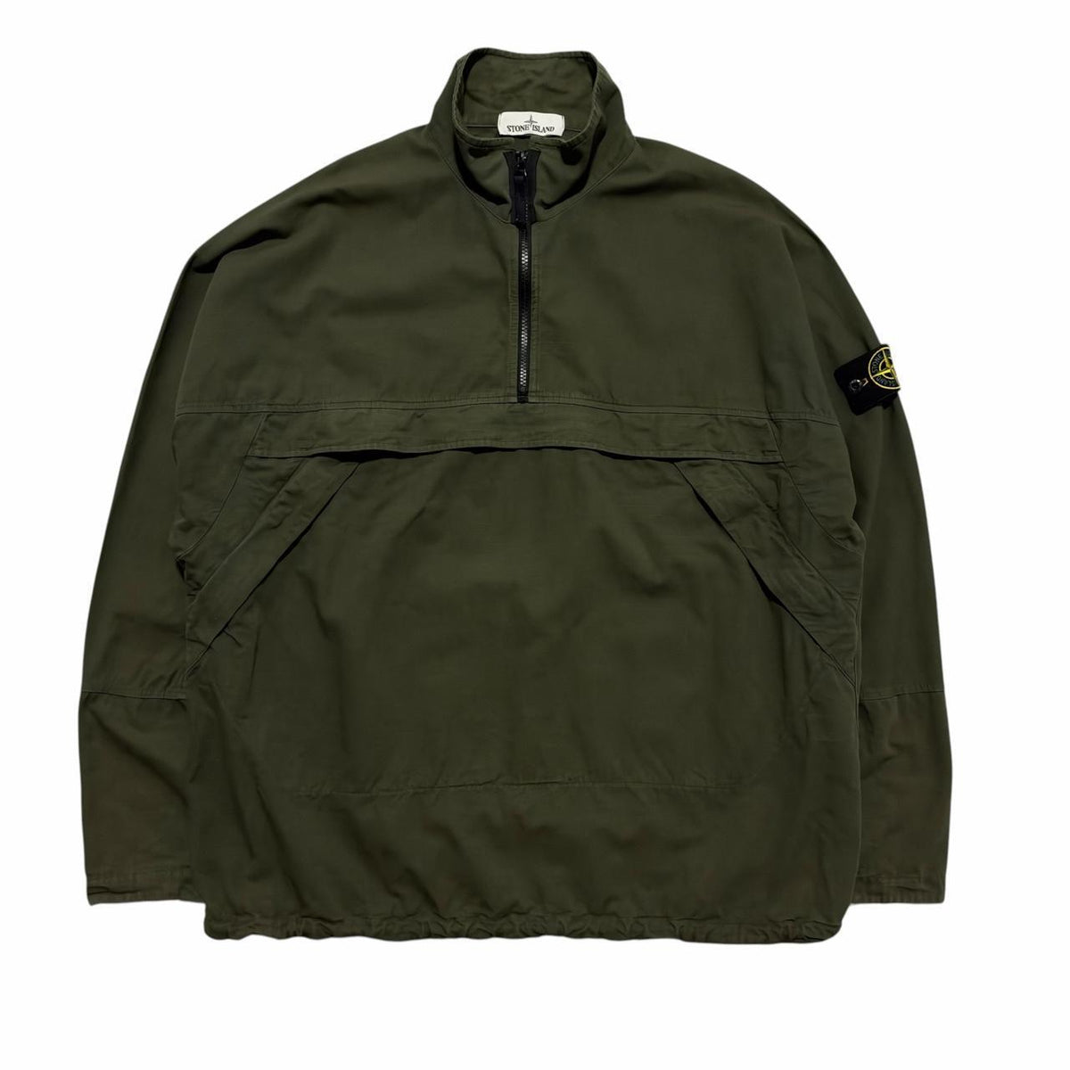 Stone Island Pullover Smock Jacket | XL, Olive Green