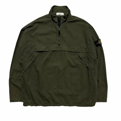 Stone Island Pullover Smock Jacket | XL, Olive Green