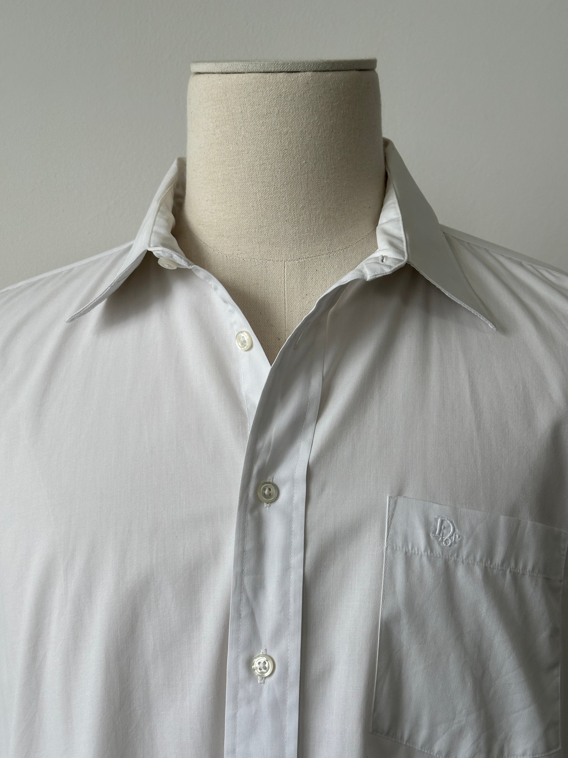 Christian Dior 1990s Cotton Logo Shirt - XL
