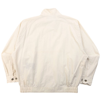 Vintage 90s Burberry Lightweight Zip Up Jacket Size S | Small, Cream