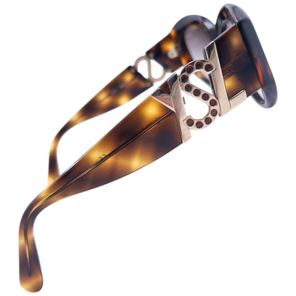 Vintage 90s YSL Yves Saint Laurent Tortoise Shell Sunglasses