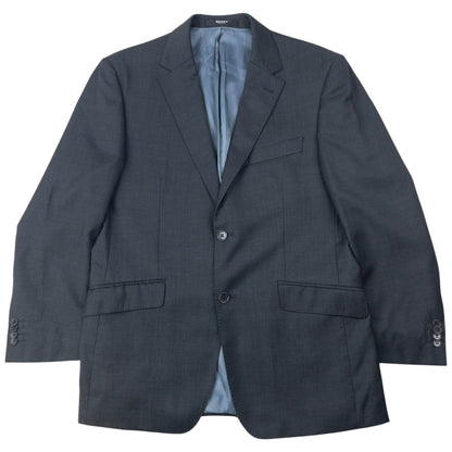 Vintage 2000s Balmain Homme Jacket & Trousers Suit Set Size L | W33, Grey