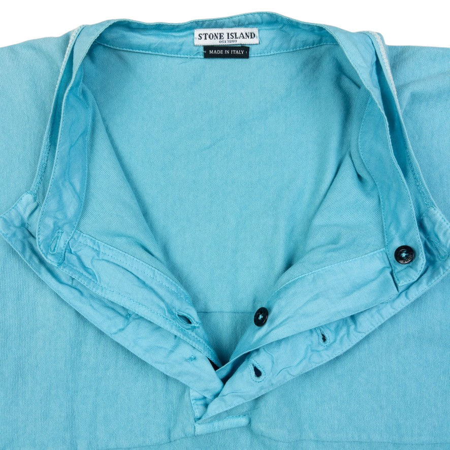 Vintage Stone Island Reversible Long Sleeve Henley Shirt Size M