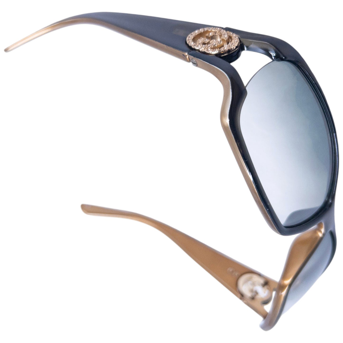 Vintage 2000s Gucci By Tom Ford Diamonte Sunglasses | O/S, Black, Brown