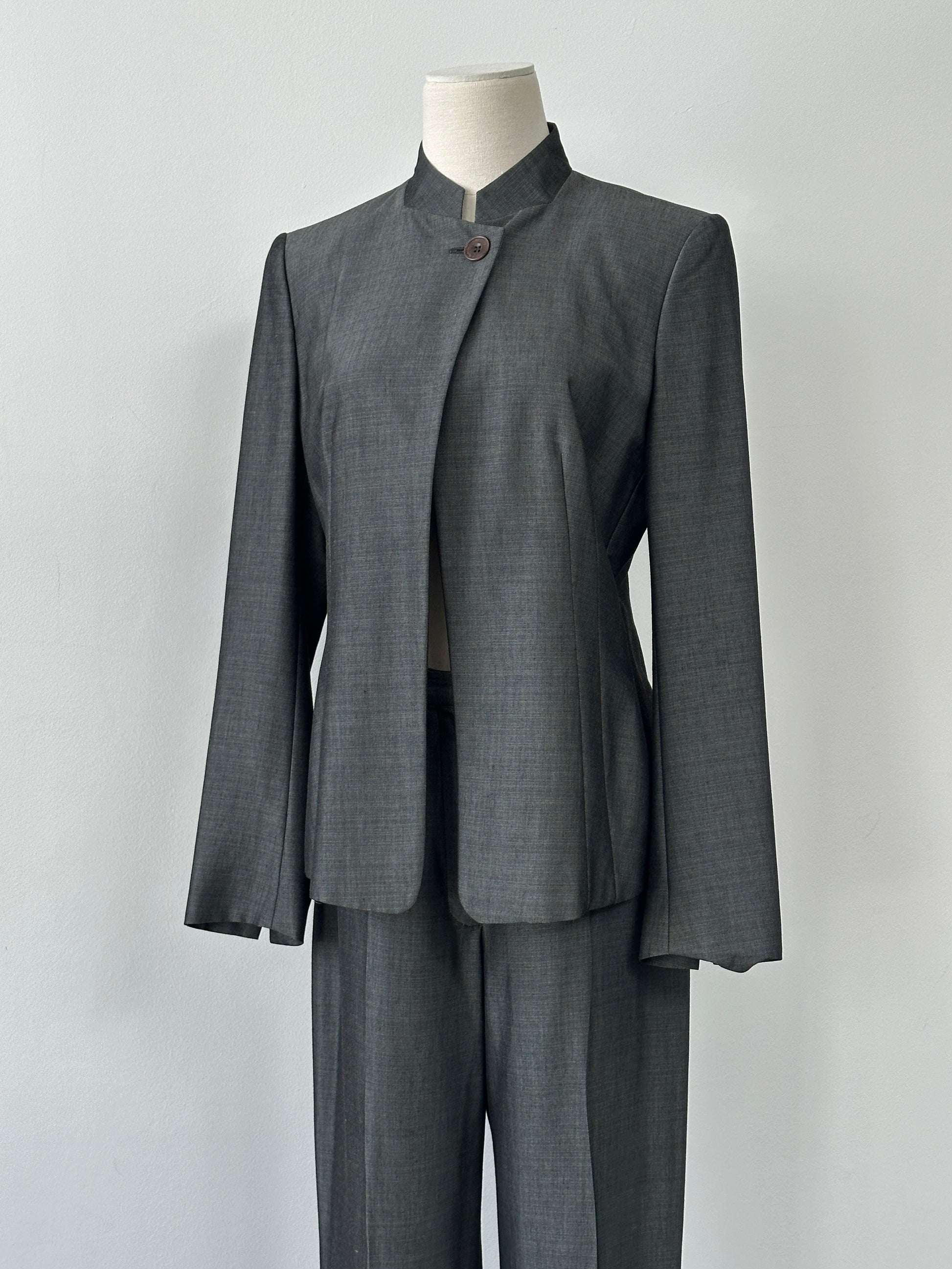 Iblues Italian Vintage 1990s High Neck Tailored Suit - M/W28