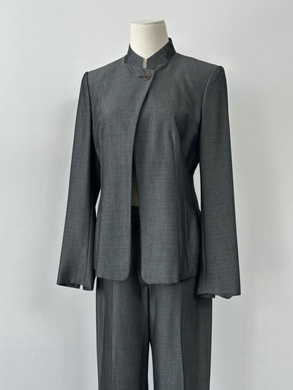 Iblues Italian Vintage 1990s High Neck Tailored Suit - M/W28