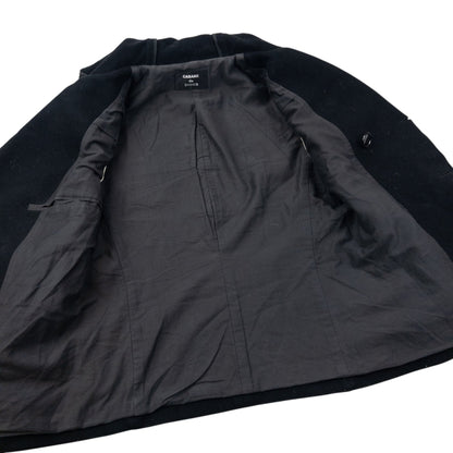Vintage 90s Cabane De Zucca By Issey Miyake Wool Peacoat Jacket Size S | Small, Black