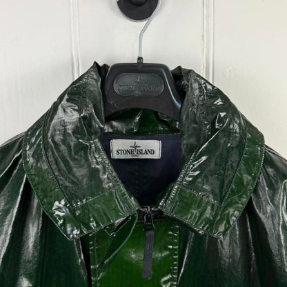 Stone Island Mussola Prismatica Jacket Deep Gloss Green (L) | Large, Multicoloured