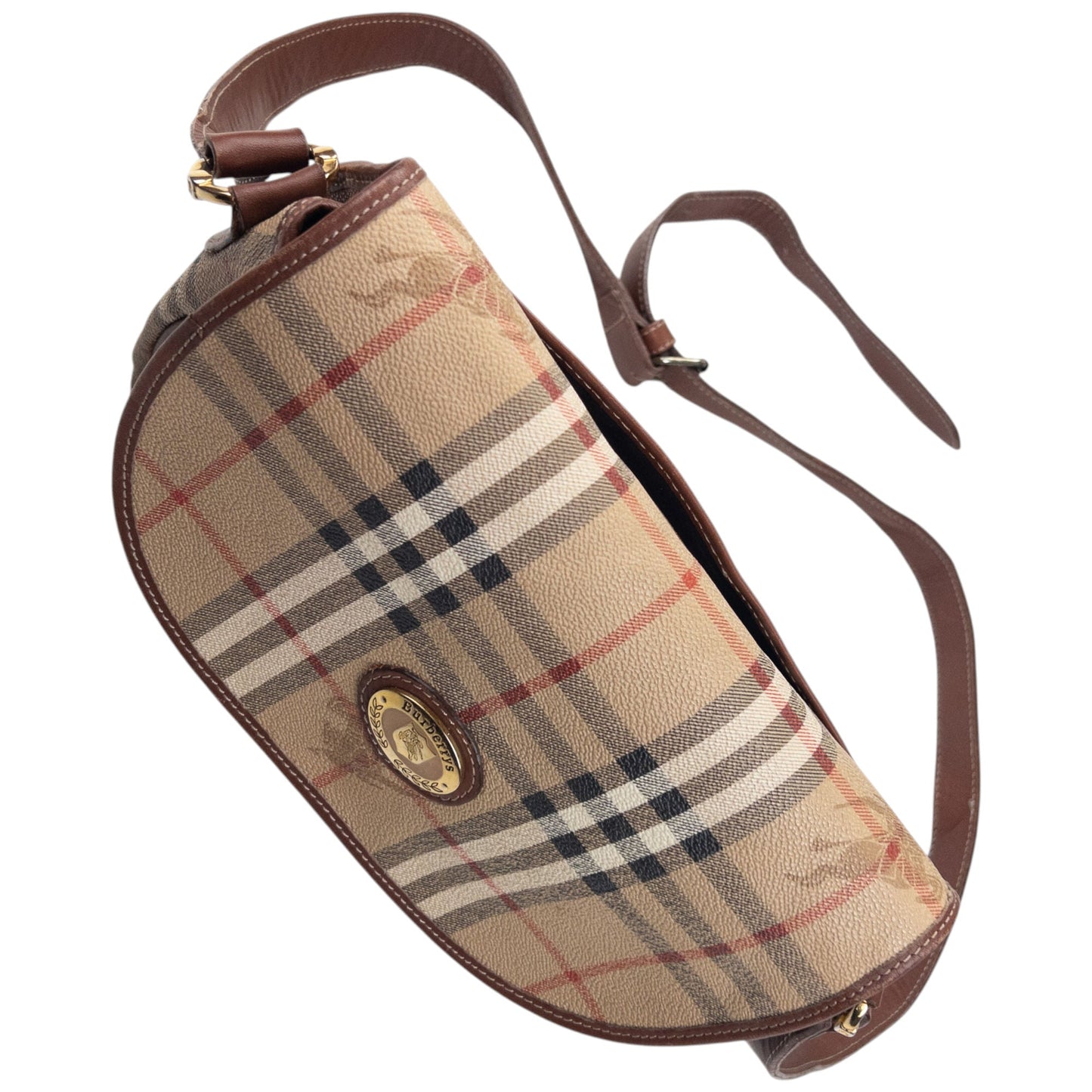 Vintage Burberry Nova Check Crossbody Bag