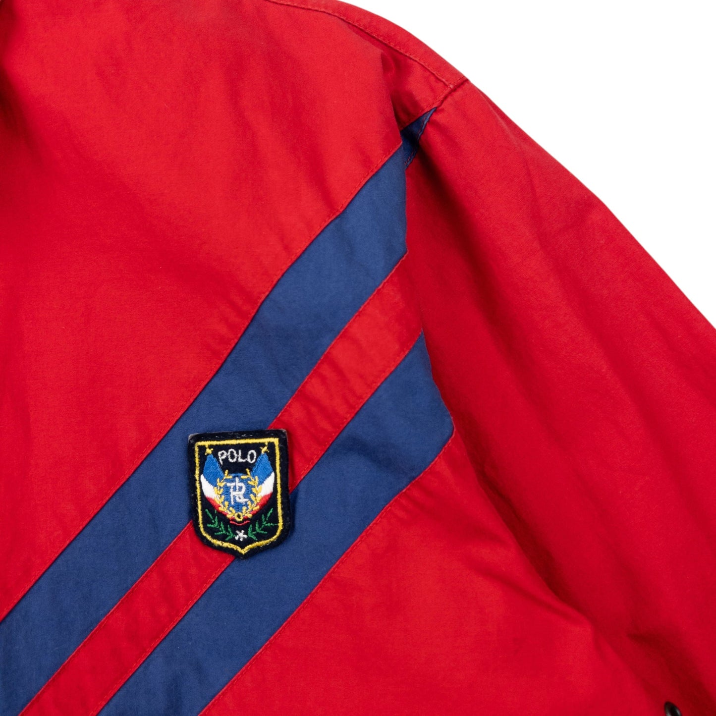 Vintage 90s Polo Ralph Lauren Uni Crest Jacket Size S | Small, Red